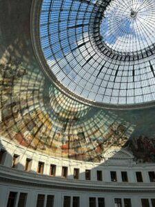 Cupola of Bourse de commerce in Paris, France